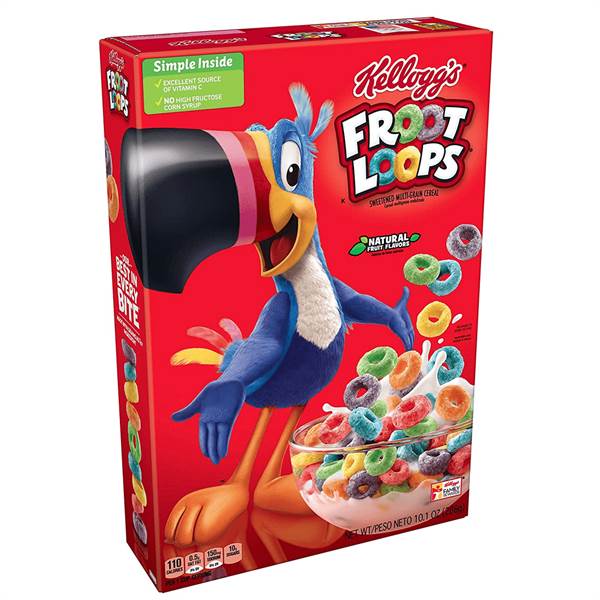 Kelloggs Cereal Froot Loops Imported
